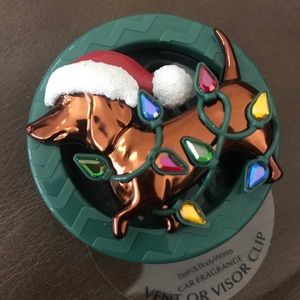 - ALL NEW Dachshund in Lights Scentportable CAR Clip Bath & Body Works 2023